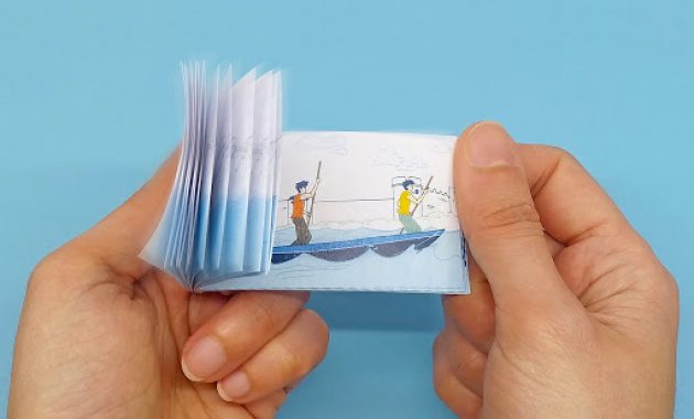membuat "gambar animasi" menggunakan flipbook