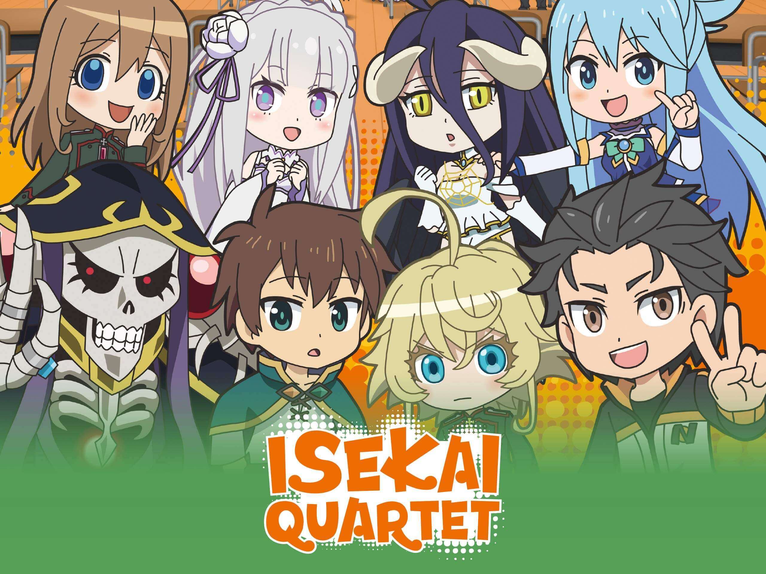 Review dan Sinopsis anime “Isekai Quartet”